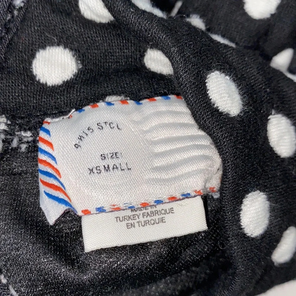 Anthropologie Postmark polka dot top size xsmall - Picture 3 of 8